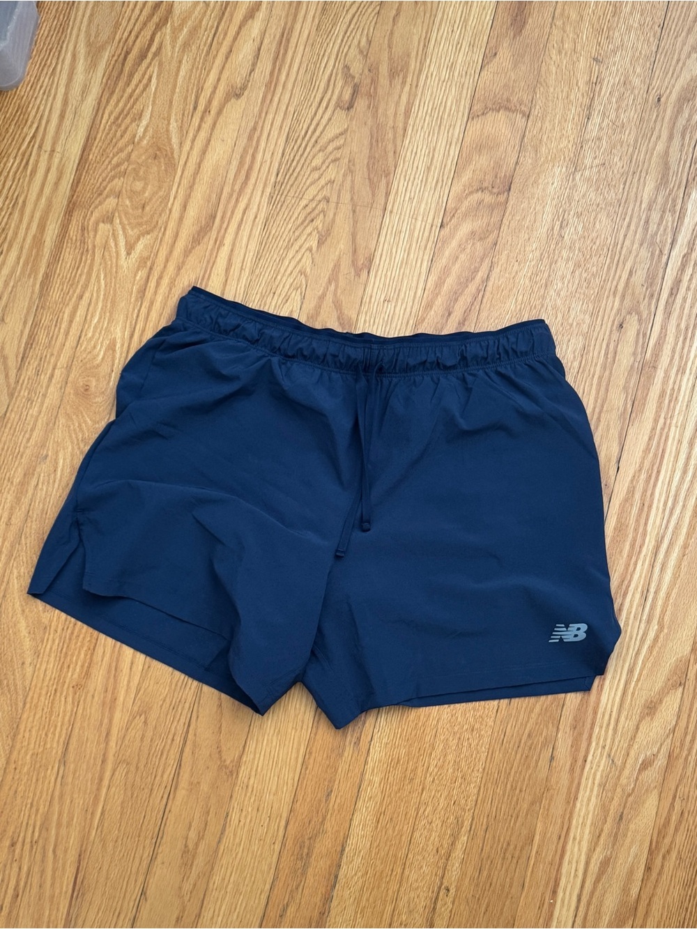 New Balance Men's Navy Athletic Split-Hem Shorts RC short 5 inch navy
